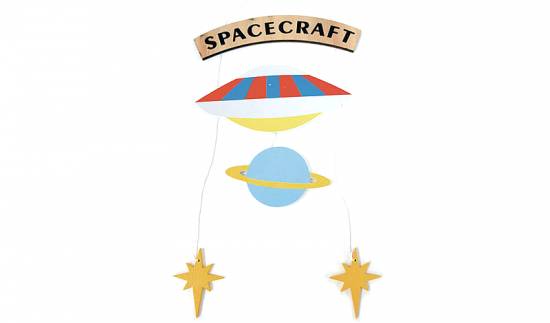 Κρεμαστό Διακοσμητικό Διακόσμηση Βρεφικό/Παιδικό δωμάτιο Διάστημα Αστροναύτης