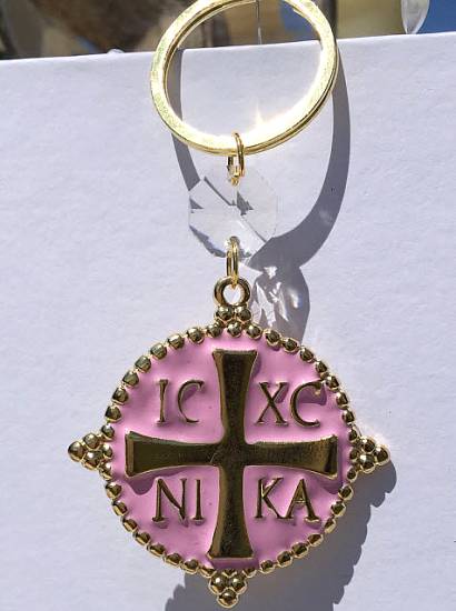 Κωνσταντινάτο ICXCNIKA κρύσταλλο Μπρελόκ Μπομπονιέρες Βάπτισης πολυτελείας 2025