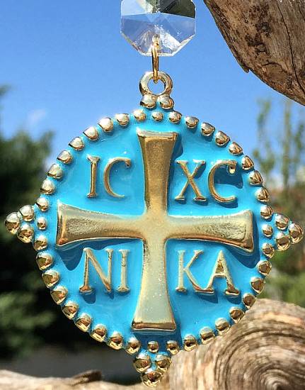 Κωνσταντινάτο ICXCNIKA κρύσταλλο Μπρελόκ Μπομπονιέρες Βάπτισης πολυτελείας 2025