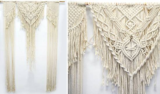 BOHO ΜΑΚΡΑΜΕ ΜΠΑΝΕΡ ΚΟΥΡΤΙΝΑ