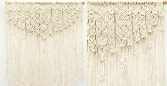 BOHO ΜΑΚΡΑΜΕ ΜΠΑΝΕΡ ΚΟΥΡΤΙΝΑ