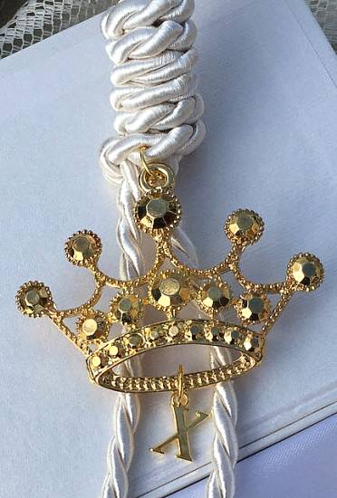Κορώνα Πριγκίπισσα Princess μονόγραμμα Ιδιαίτερες Μπομπονιέρες βάπτισης 2025 Γούρι
