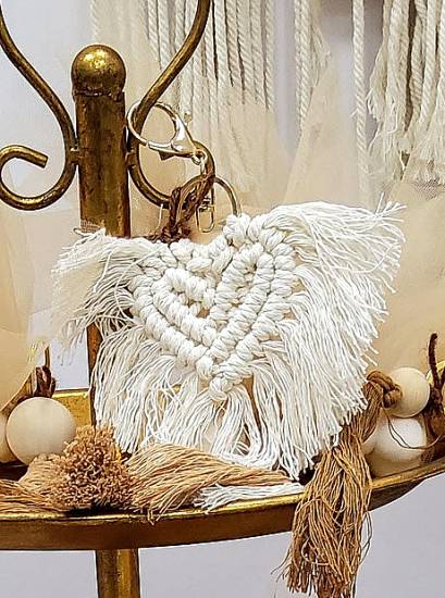 Boho Μακραμέ μπρελόκ Μπομπονιέρες γάμου πολυτελείας 2025
