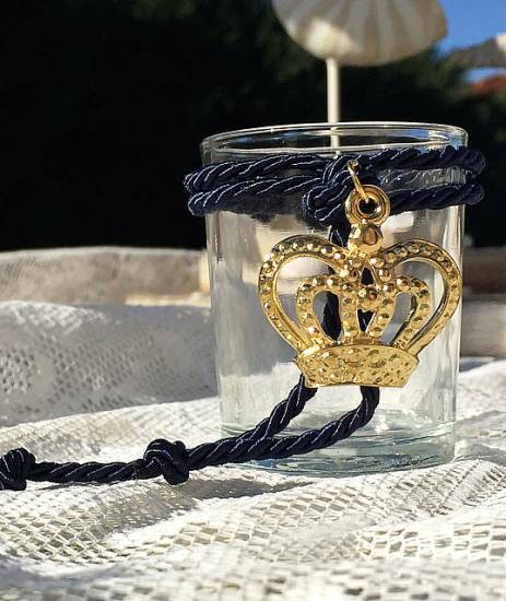 Μπομπονιέρες βάπτισης 2024 Πολυτελείας Luxury/Exclusive royal crown prince ποτήρι ρεσώ κορώνα