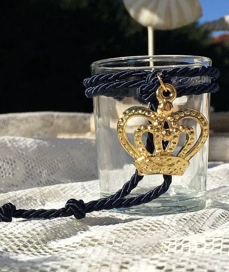 Μπομπονιέρες βάπτισης 2025 Πολυτελείας Luxury/Exclusive royal crown prince ποτήρι ρεσώ κορώνα