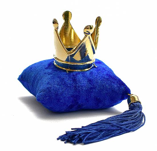 Κορώνα πρίγκιπας Μπομπονιέρες βάπτισης πολυτελείας 2024 crown prince μαξιλαράκι