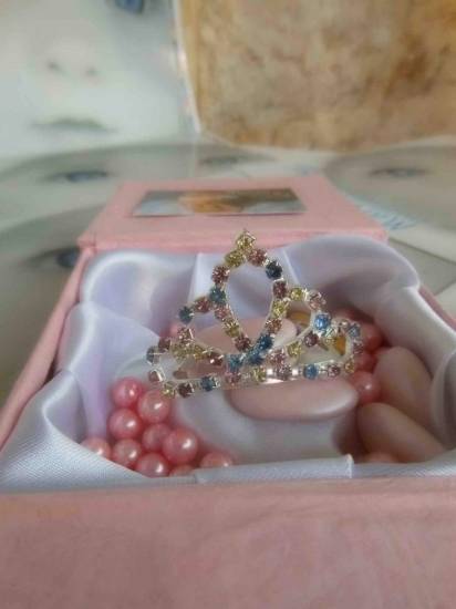 Μπομπονιέρα 2025 exclusive-luxury ''Princess'' κουτάκι τιαράκι