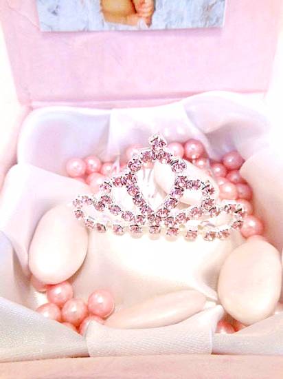 Μπομπονιέρα 2025 exclusive-luxury ''Princess'' κουτάκι τιαράκι