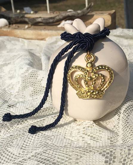Μπομπονιέρες βάπτισης 2025 Πολυτελείας Luxury/Exclusive royal crown prince ρόδι γούρι κορώνα