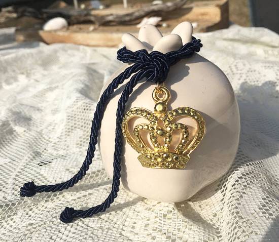 Μπομπονιέρες βάπτισης 2025 Πολυτελείας Luxury/Exclusive royal crown prince ρόδι γούρι κορώνα