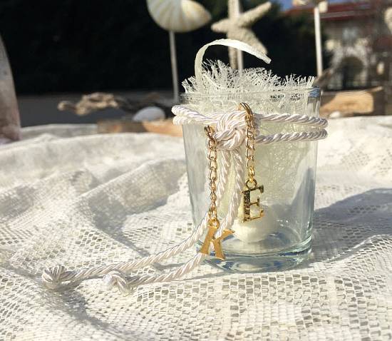Μπομπονιέρες βάπτισης 2025 Πολυτελείας Luxury/Exclusive μονογράμματα ποτήρι ρεσώ