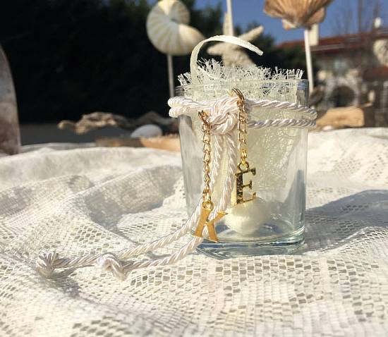 Μπομπονιέρες βάπτισης 2025 Πολυτελείας Luxury/Exclusive μονογράμματα ποτήρι ρεσώ