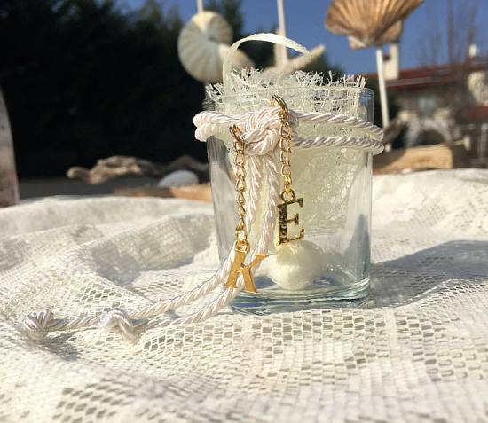 Μπομπονιέρες βάπτισης 2025 Πολυτελείας Luxury/Exclusive μονογράμματα ποτήρι ρεσώ