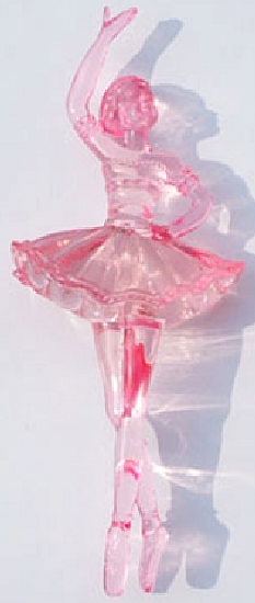 Mπαλαρίνα ροζ  plexiglass