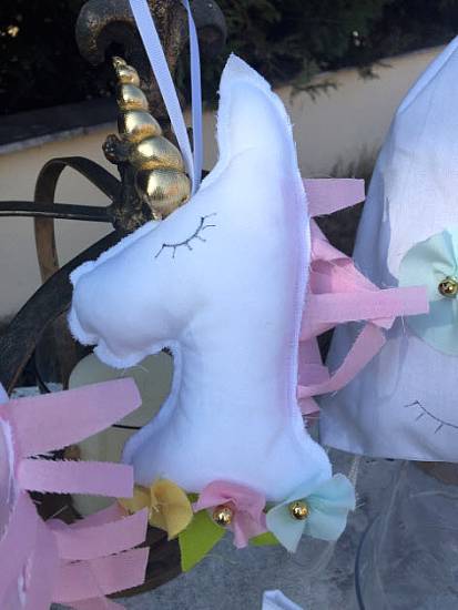 ''Μονόκερος / Unicorn'' Μπομπονιέρα Μαξιλαράκι