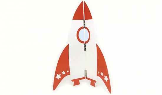 Σταντ / Ράφι Πύραυλος Διακόσμηση Βρεφικό/Παιδικό δωμάτιο Διάστημα Αστροναύτης