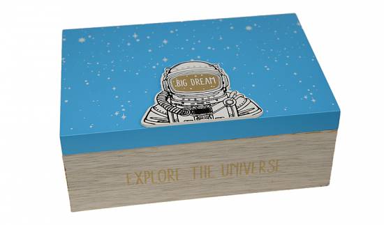 Κουτί Αστροναύτης Διακόσμηση Βρεφικό/Παιδικό δωμάτιο Διάστημα Αστροναύτης