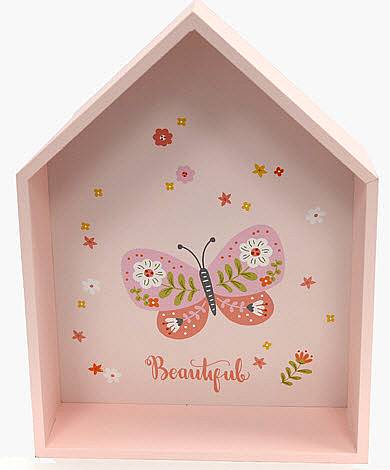 Σετ Σπιτάκια Ράφακια Πεταλούδες Διακόσμηση Βρεφικό/Παιδικό δωμάτιο Πεταλούδες