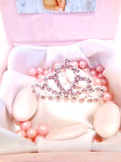 Μπομπονιέρα exclusive-luxury ''Princess'' κουτάκι τιαράκι